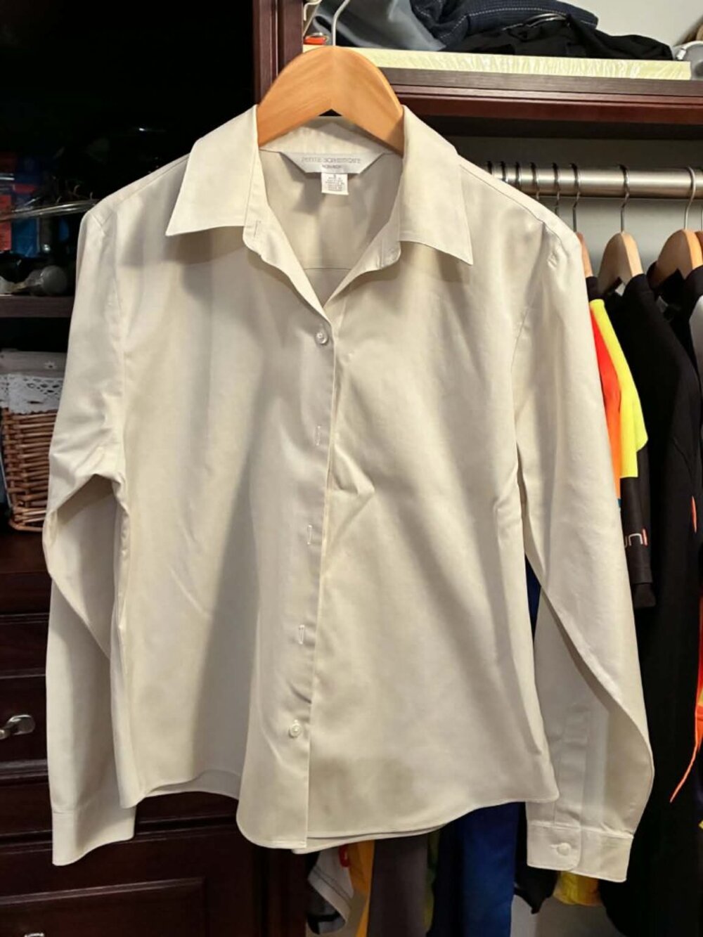 Petite Sophisticate Non-iron Blouse